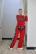 On Track Pant Set - Red (01)