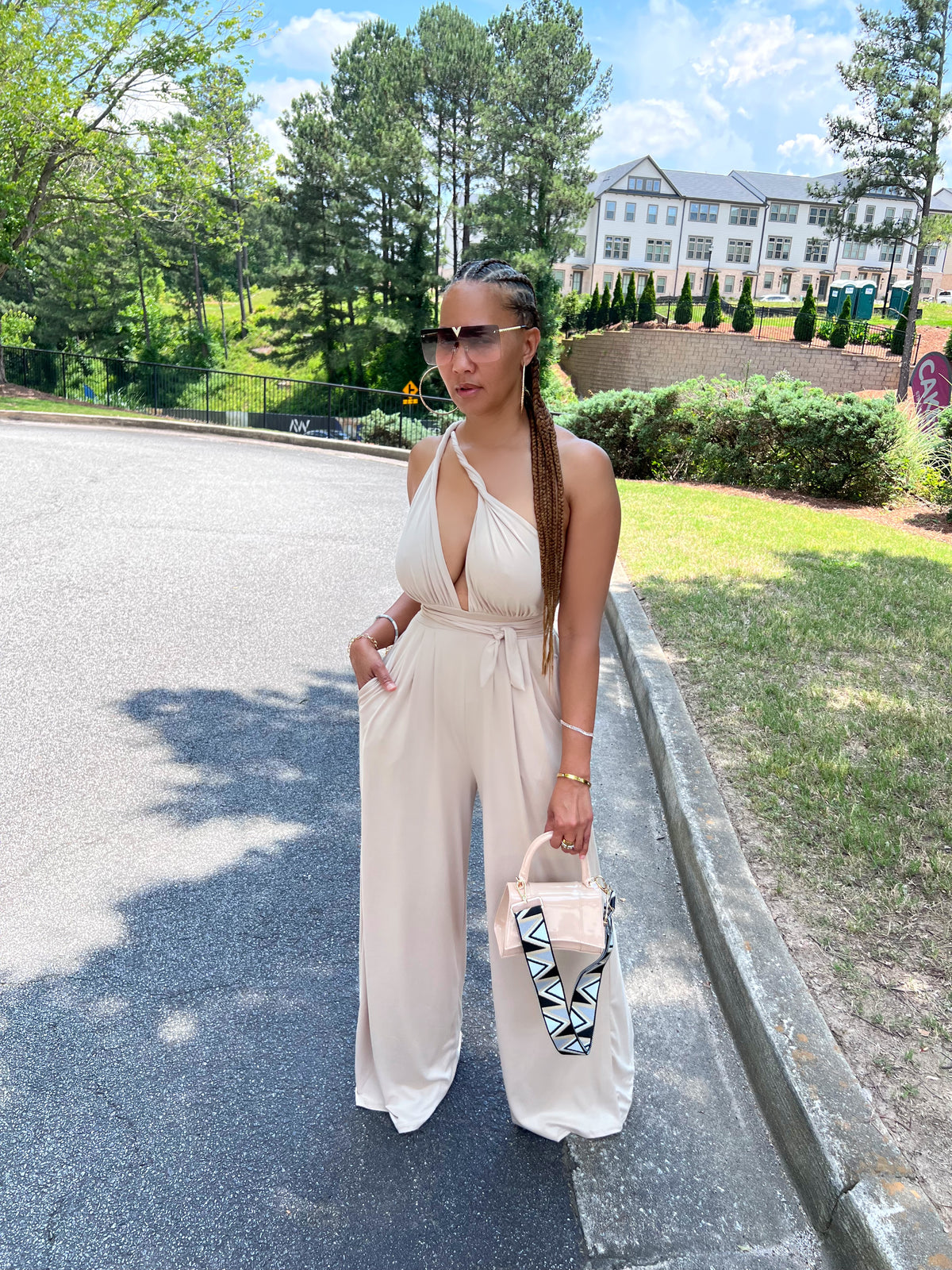 St. John’s Bay Jumpsuit- Nude (05)