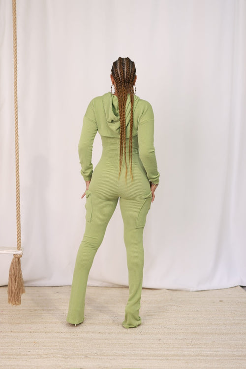 My Way Jumpsuit - Sage (15)