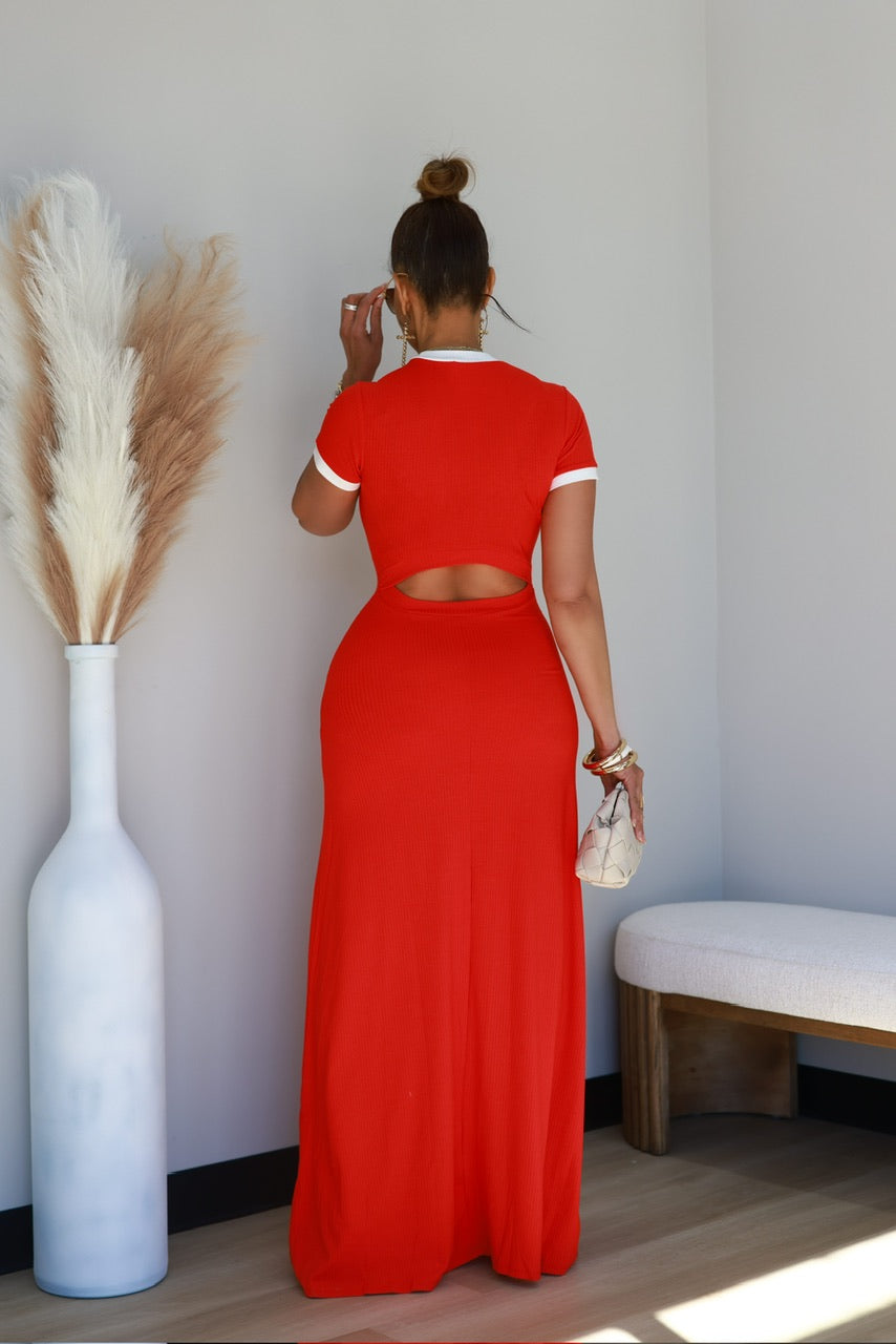 Skylar Maxi Dress - Red (24)