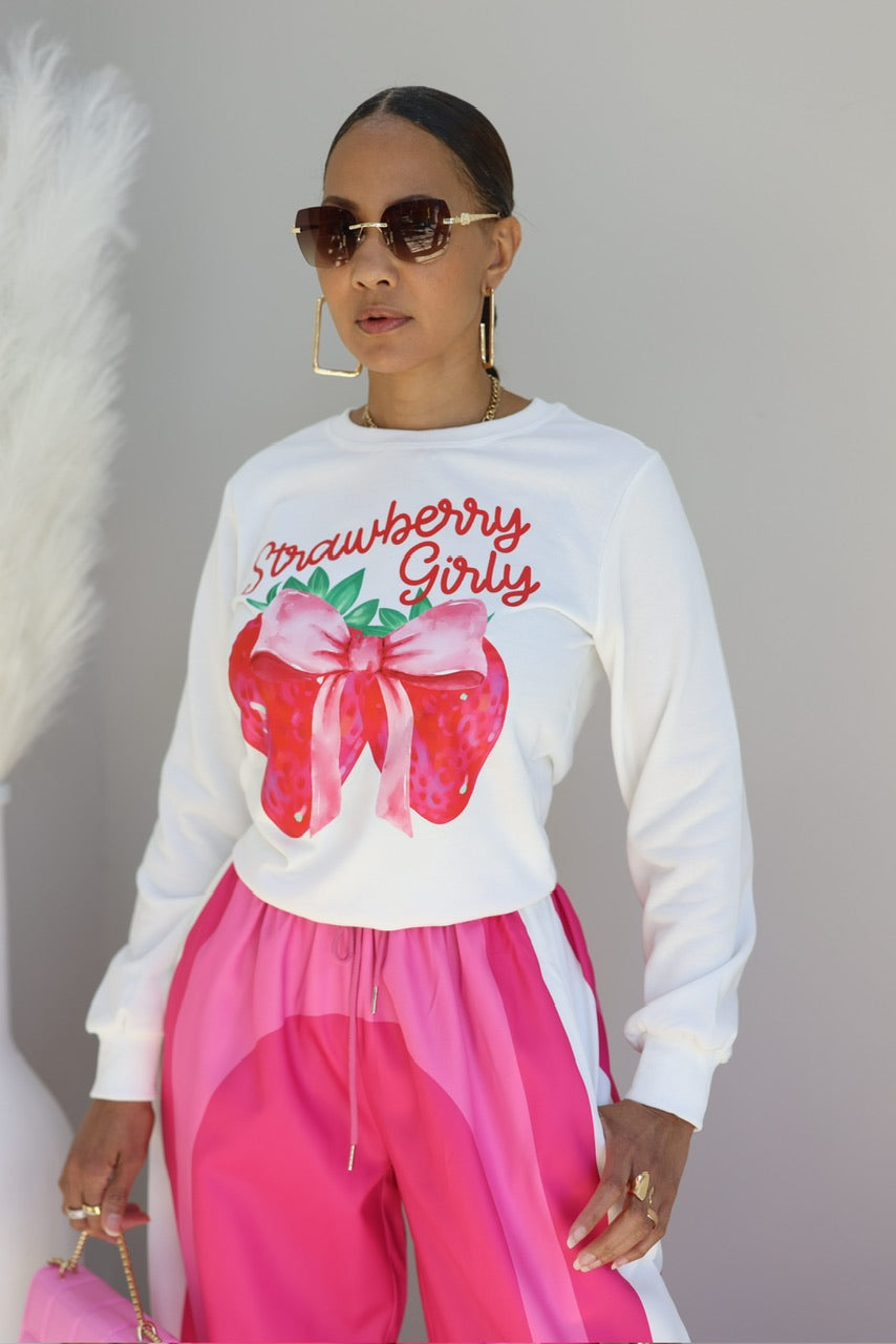 Strawberry & Cream Sweatshirt (F)