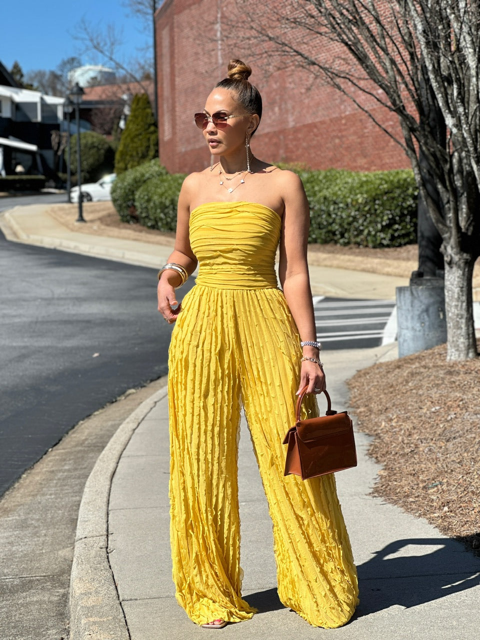 Alexia Jumpsuit - Mustard (33)