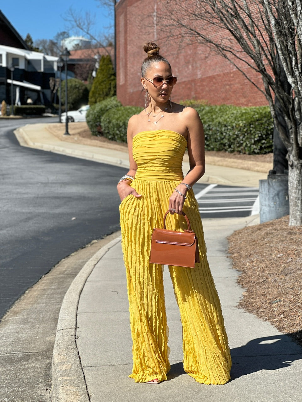 Alexia Jumpsuit - Mustard (33)