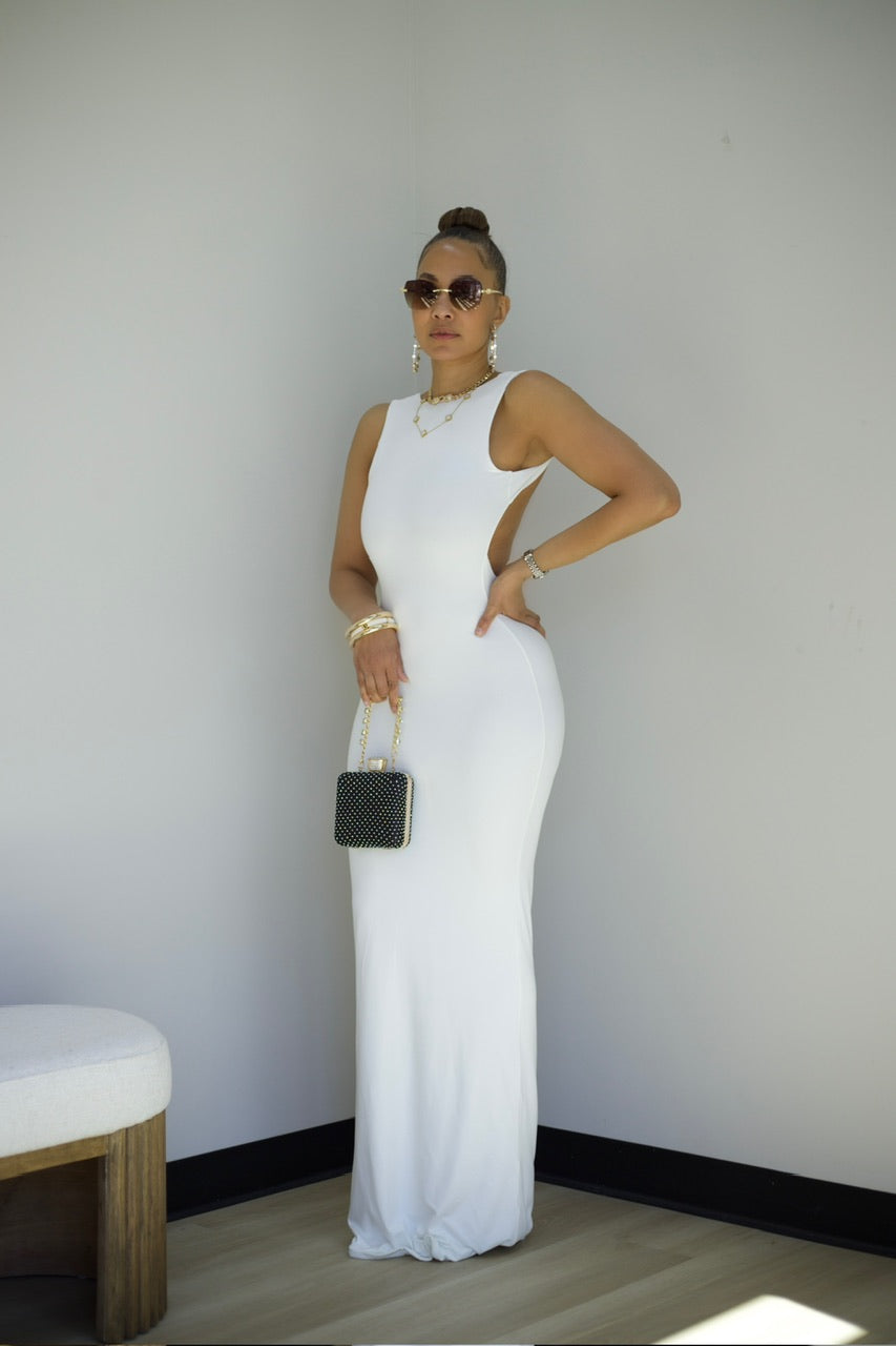 Bringing Sexy Back Maxi Dress - White (28)