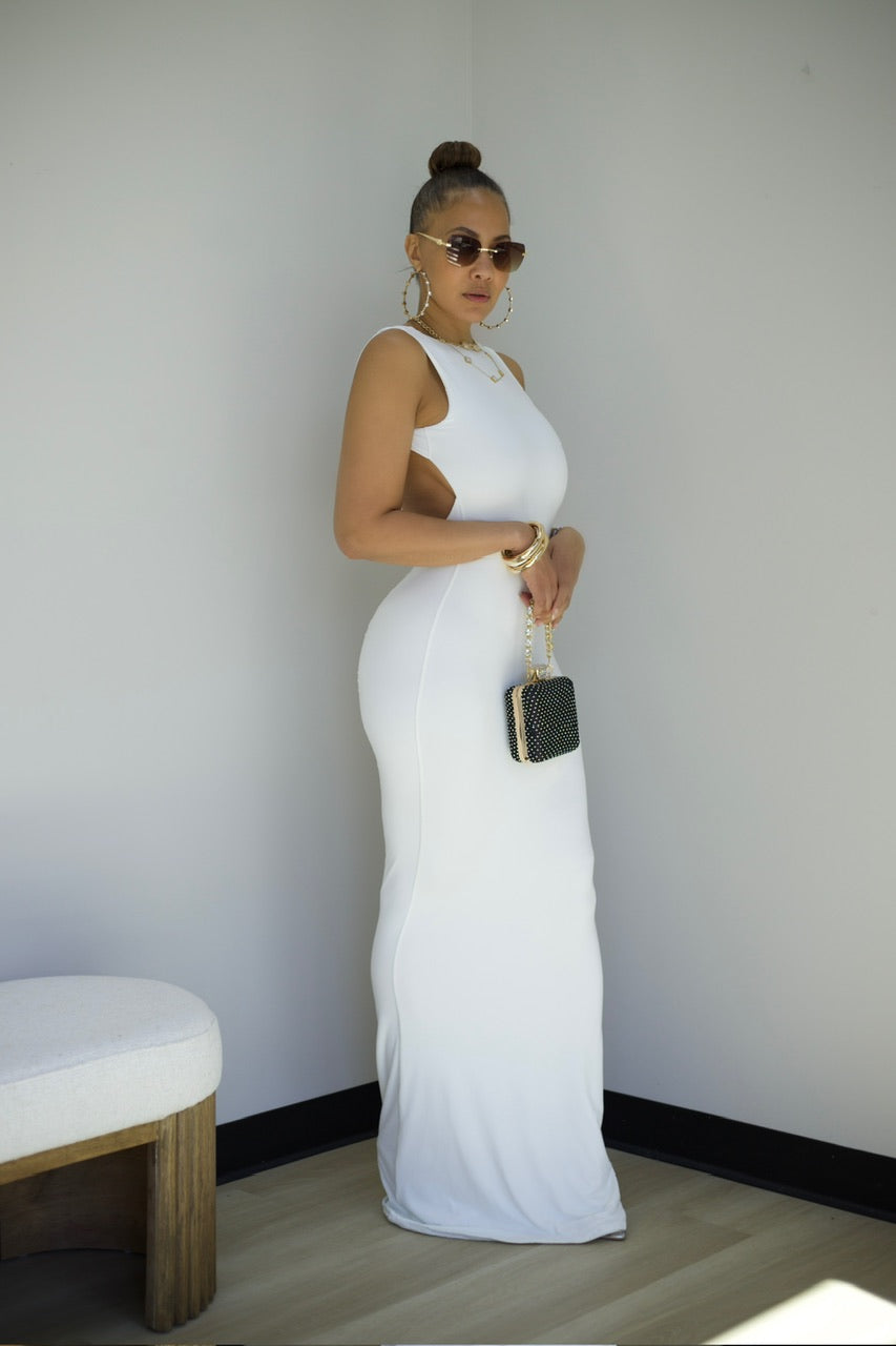 Bringing Sexy Back Maxi Dress - White (28)