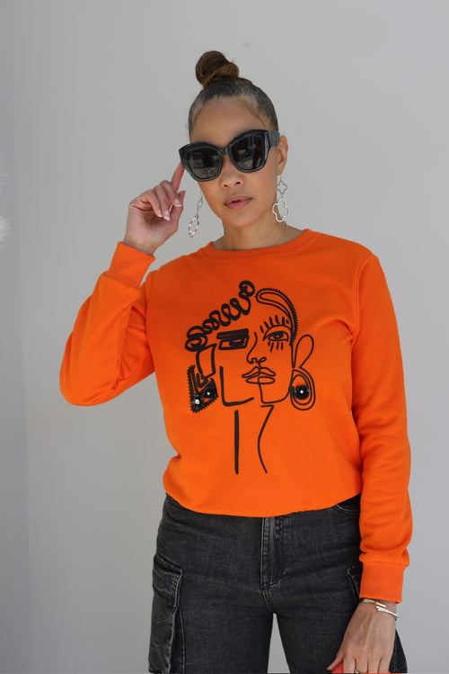 Kimberly Sweatshirt - Orange (15)