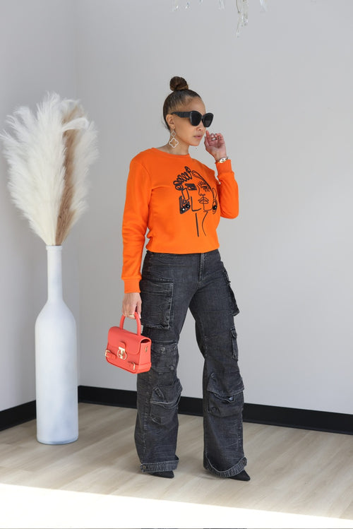 Kimberly Sweatshirt - Orange (15)