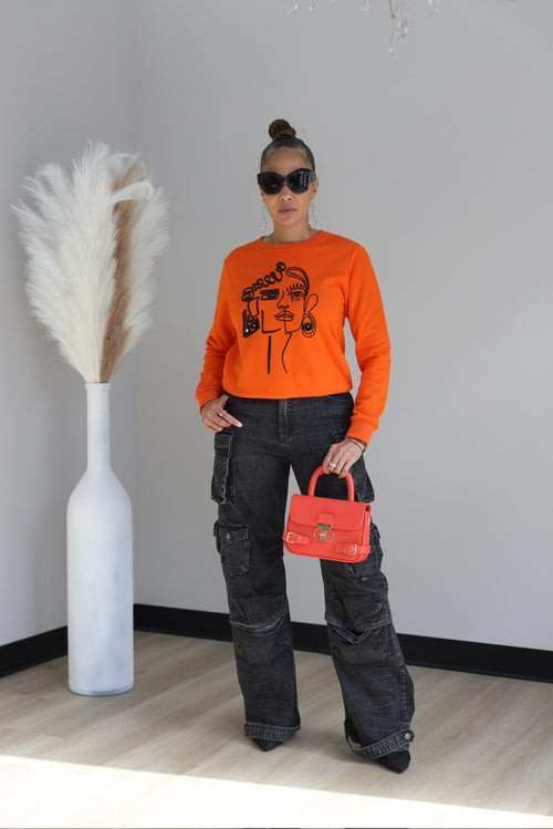 Kimberly Sweatshirt - Orange (15)