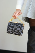 Leopard Lounge Bag - Black