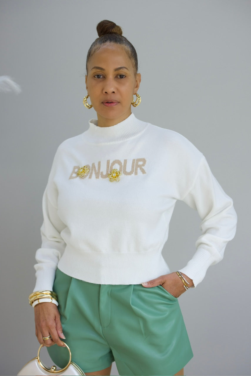 Bonjour Sweater- White (28)