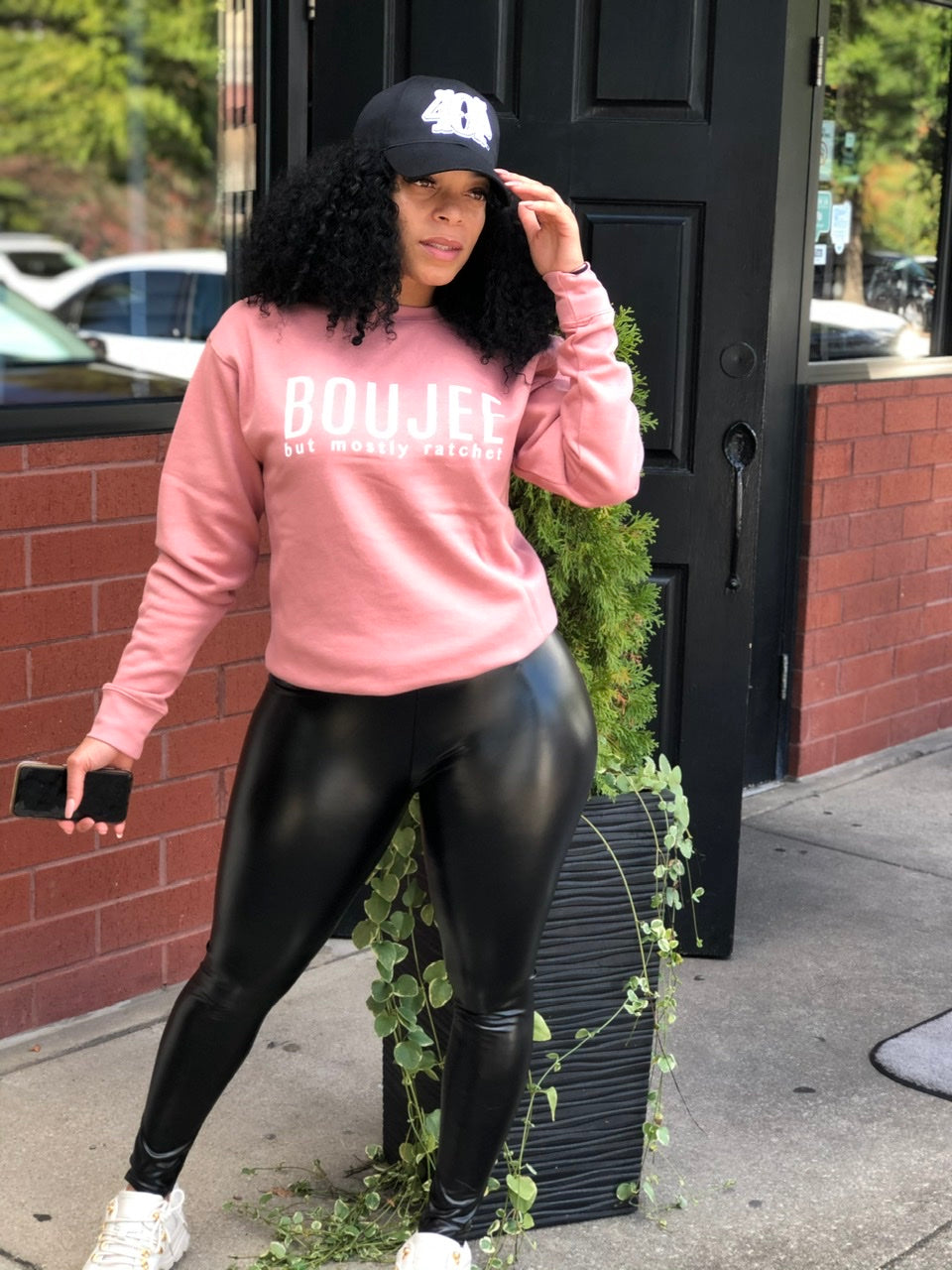 Boujee & Ratchet Sweatshirt - Black (F)